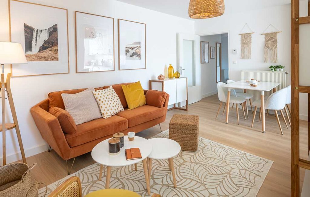 Projet de rénovation complète colocaLyon Oullins - Salon