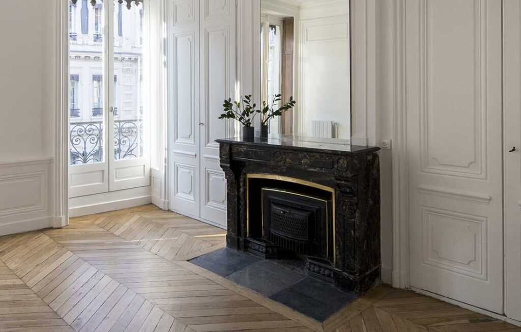Projet rénovation appartement haussmanien lyon 3 - après travaux